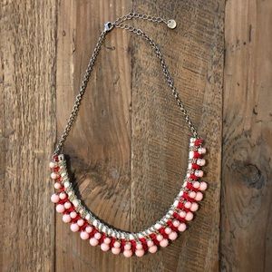 LOFT beaded Statement Bib Necklace